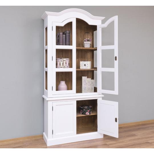 feher angol shabby chic provence vitrines szekreny mediterran country konyvszekreny ives elegans videki paraszthaz butorok nappali konyha tomorfa.jpg